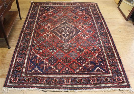Blue & red ground Persian rug
